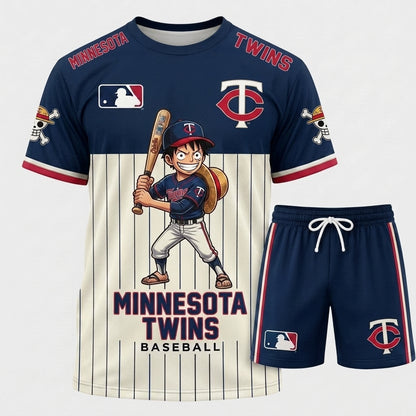All 30 Teams Available-COMBO GIFTS FOR BASEBALL FAN | Sport Fan Set — T-Shirt + Shorts