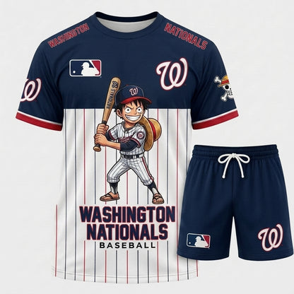All 30 Teams Available-COMBO GIFTS FOR BASEBALL FAN | Sport Fan Set — T-Shirt + Shorts