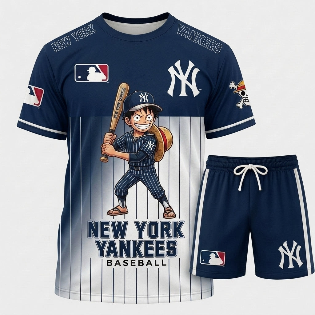 All 30 Teams Available-COMBO GIFTS FOR BASEBALL FAN | Sport Fan Set — T-Shirt + Shorts