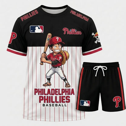 All 30 Teams Available-COMBO GIFTS FOR BASEBALL FAN | Sport Fan Set — T-Shirt + Shorts