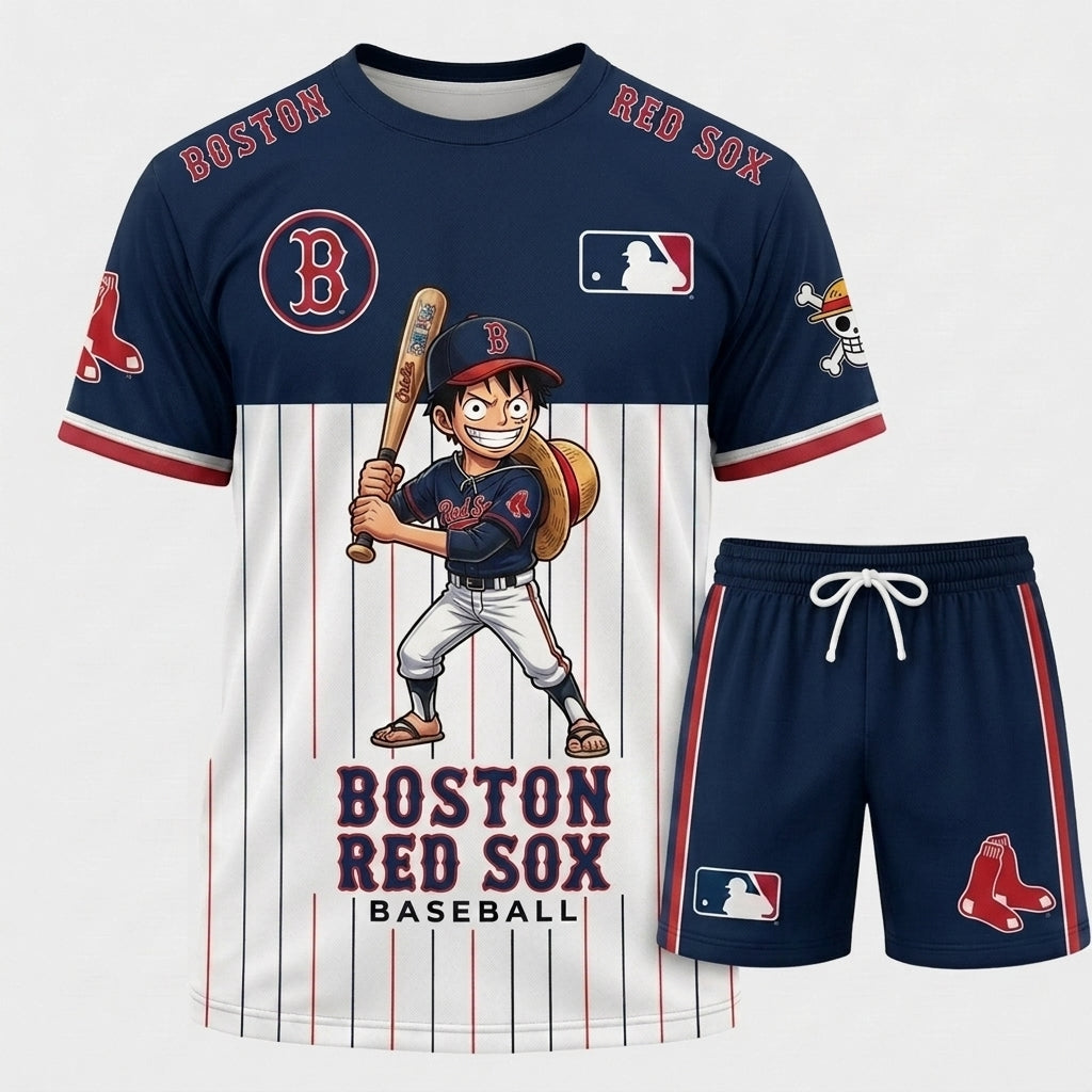 All 30 Teams Available-COMBO GIFTS FOR BASEBALL FAN | Sport Fan Set — T-Shirt + Shorts