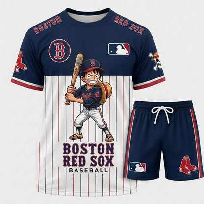 All 30 Teams Available-COMBO GIFTS FOR BASEBALL FAN | Sport Fan Set — T-Shirt + Shorts