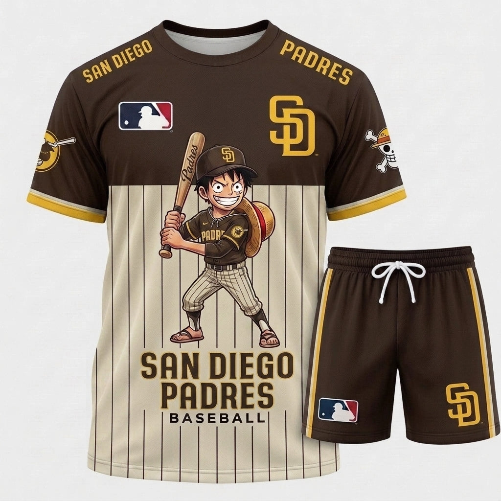 All 30 Teams Available-COMBO GIFTS FOR BASEBALL FAN | Sport Fan Set — T-Shirt + Shorts