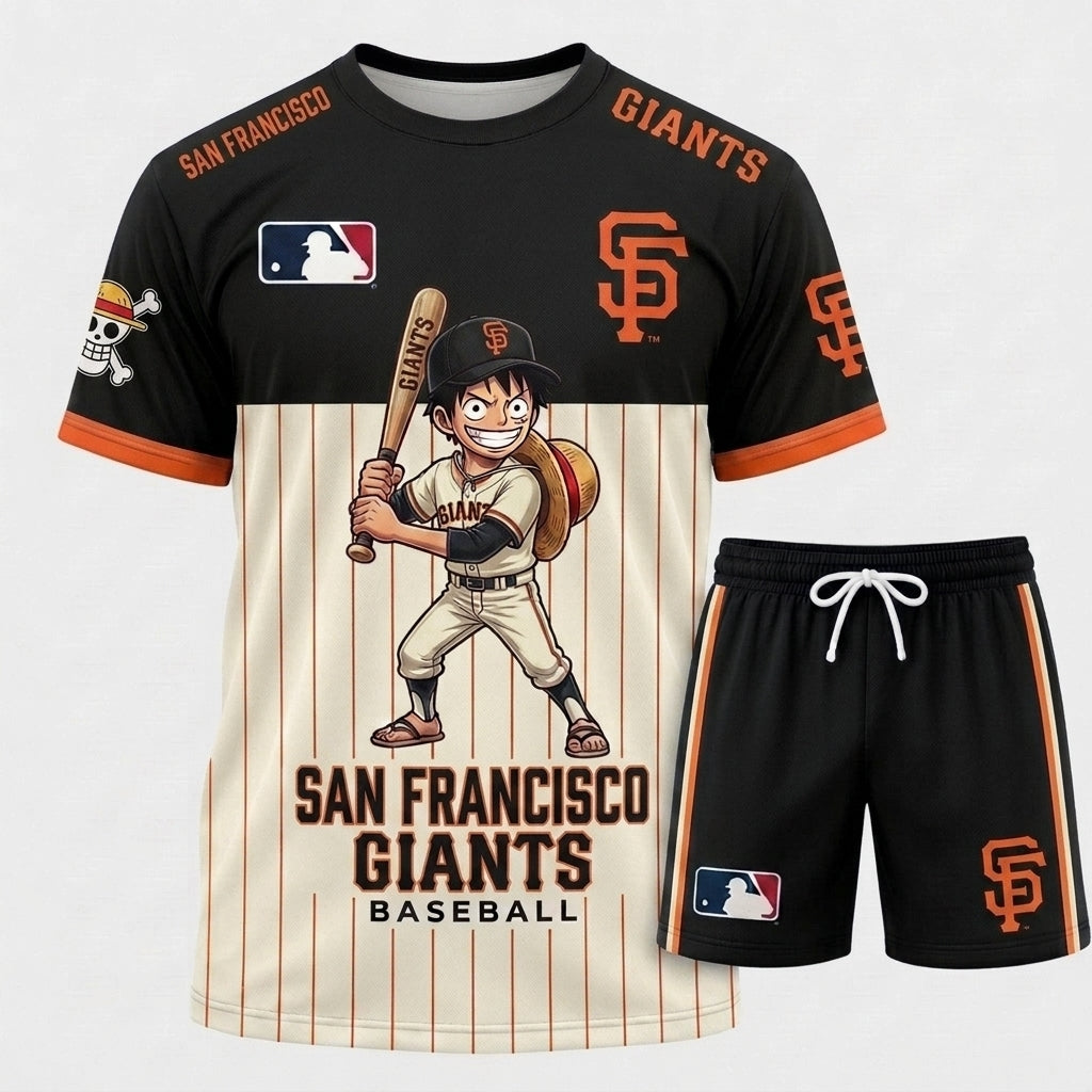 All 30 Teams Available-COMBO GIFTS FOR BASEBALL FAN | Sport Fan Set — T-Shirt + Shorts