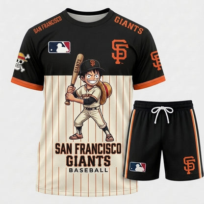 All 30 Teams Available-COMBO GIFTS FOR BASEBALL FAN | Sport Fan Set — T-Shirt + Shorts