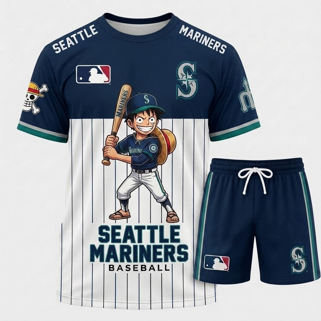 All 30 Teams Available-COMBO GIFTS FOR BASEBALL FAN | Sport Fan Set — T-Shirt + Shorts