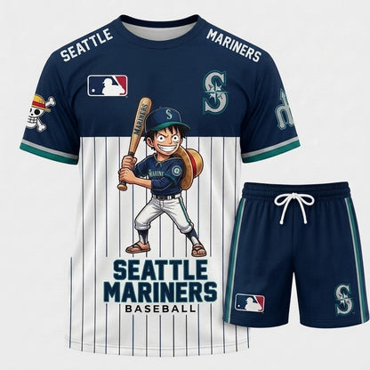 All 30 Teams Available-COMBO GIFTS FOR BASEBALL FAN | Sport Fan Set — T-Shirt + Shorts