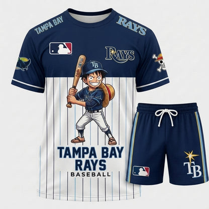 All 30 Teams Available-COMBO GIFTS FOR BASEBALL FAN | Sport Fan Set — T-Shirt + Shorts