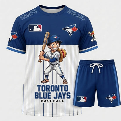All 30 Teams Available-COMBO GIFTS FOR BASEBALL FAN | Sport Fan Set — T-Shirt + Shorts