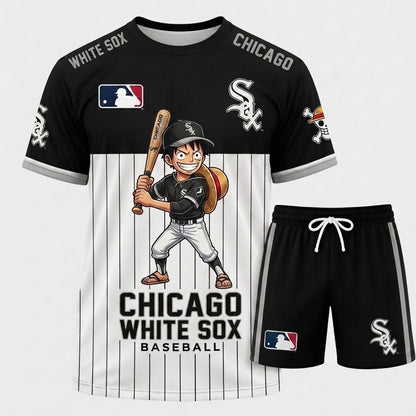 All 30 Teams Available-COMBO GIFTS FOR BASEBALL FAN | Sport Fan Set — T-Shirt + Shorts