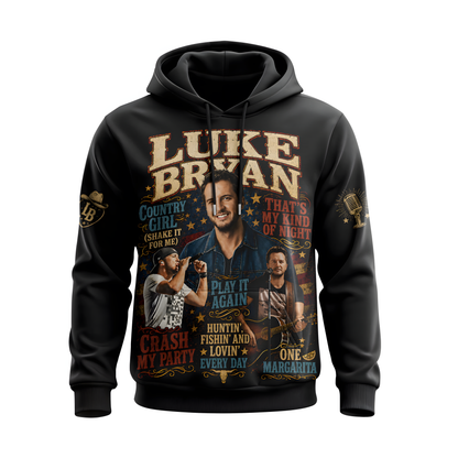 Luke Bryan Country Music Shirt — Vintage Western Fan Graphic Tee