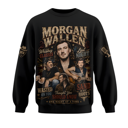 Morgan Wallen Country Music Shirt — Vintage Western Fan Graphic Tee
