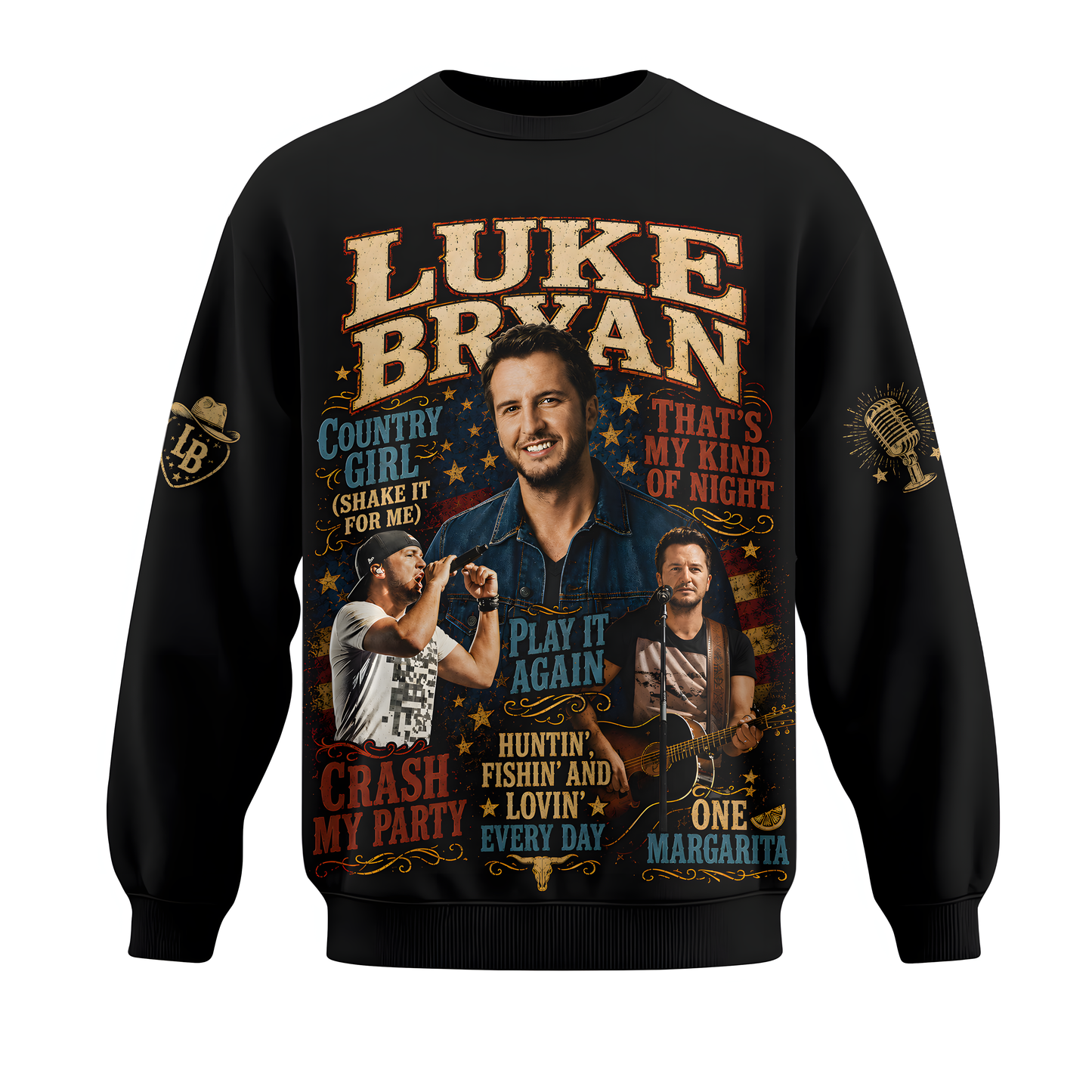 Luke Bryan Country Music Shirt — Vintage Western Fan Graphic Tee