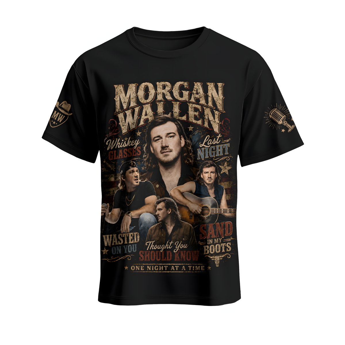 Morgan Wallen Country Music Shirt — Vintage Western Fan Graphic Tee