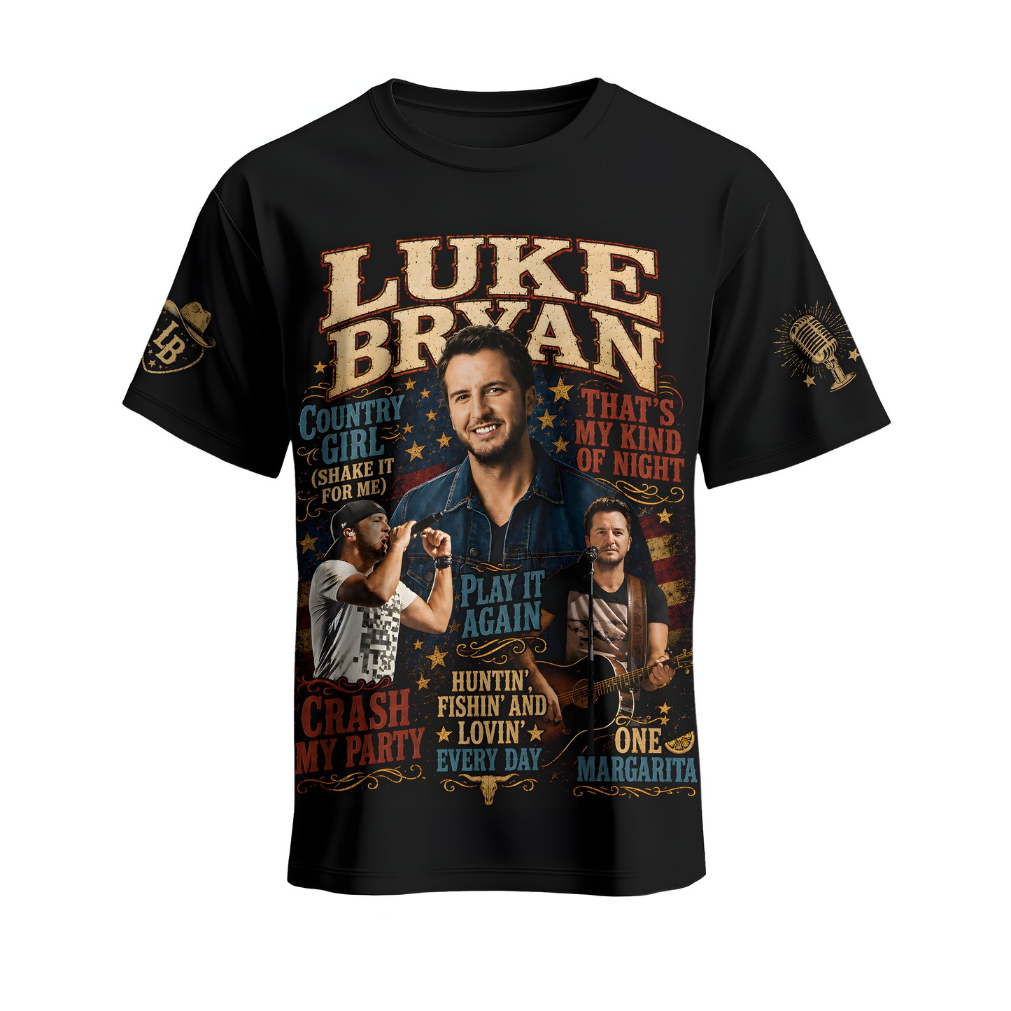 Luke Bryan Country Music Shirt — Vintage Western Fan Graphic Tee