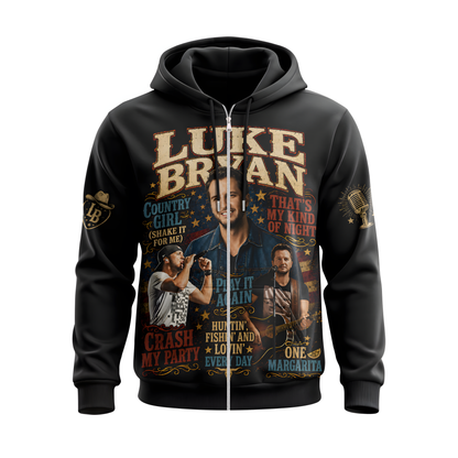 Luke Bryan Country Music Shirt — Vintage Western Fan Graphic Tee