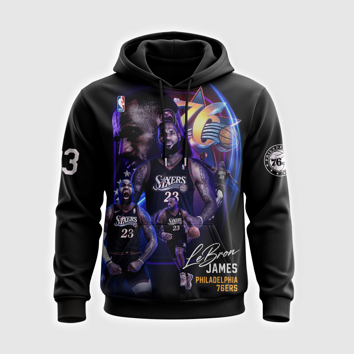 LeBron James 23 Philadelphia Basketball Fan Shirt, Hoodie, Sweatshirt & Zip Hoodie | 76ers Inspired NBA Apparel