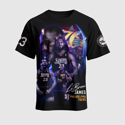 LeBron James 23 Philadelphia Basketball Fan Shirt, Hoodie, Sweatshirt & Zip Hoodie | 76ers Inspired NBA Apparel