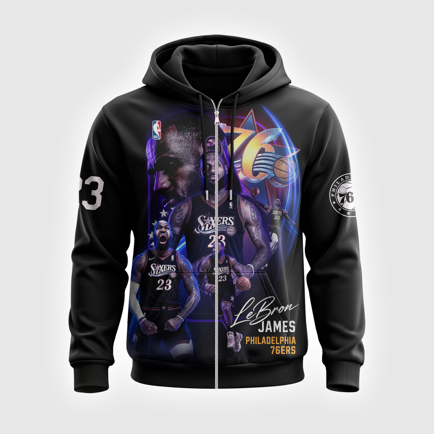 LeBron James 23 Philadelphia Basketball Fan Shirt, Hoodie, Sweatshirt & Zip Hoodie | 76ers Inspired NBA Apparel