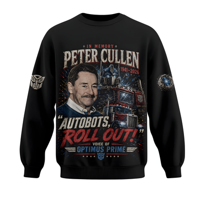 Peter Cullen Tribute Shirt — Vintage Robot Hero Voice Icon Gift
