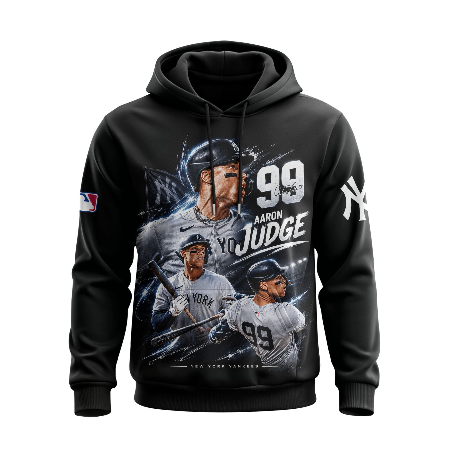 Aaron Judge 99 New York Baseball Fan Shirt, Hoodie, Sweatshirt & Zip Hoodie | Yankees Inspired MLB A - Custom Fan Apparel Image 1
