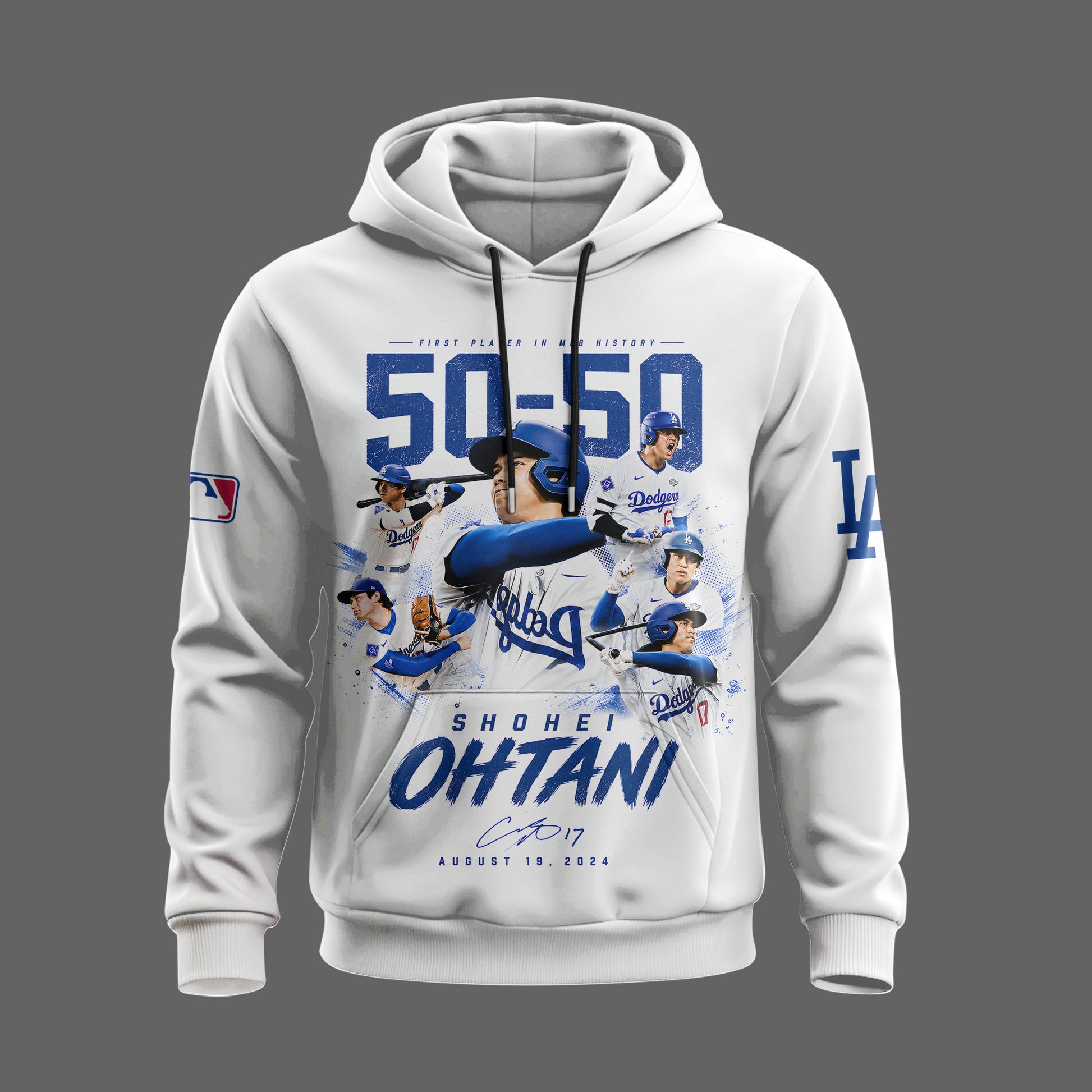 Shohei Ohtani 50-50 Los Angeles Baseball Fan Shirt, Hoodie, Sweatshirt & Zip Hoodie | Dodgers Inspir - Custom Fan Apparel Image 1