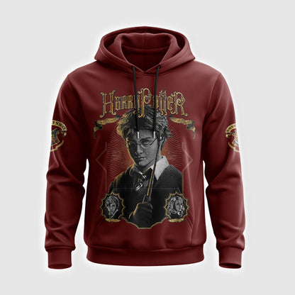 Wizard School Graphic Shirt — Vintage Magic Movie Inspired Tee — Hoodie — Sweatshirt & Zip Hoodie fo - Custom Fan Apparel Image 3