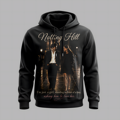 Notting Hill Romantic Movie Quote Shirt, Vintage Couple Graphic Hoodie, Love Story Sweatshirt, 90s Romance Tee, Zip Hoodie Gift
