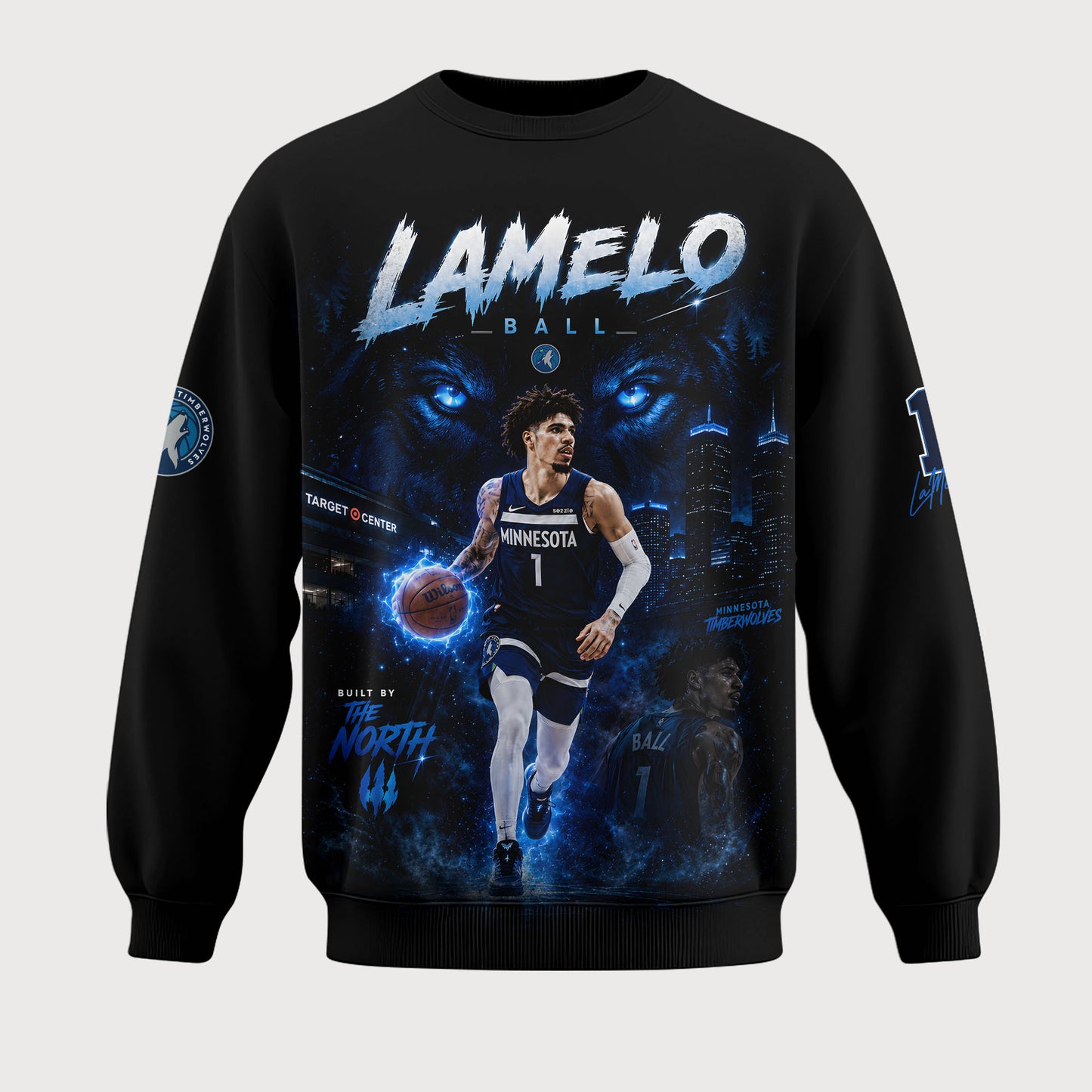 LaMelo Ball 1 Minnesota Basketball Fan Shirt, Hoodie, Sweatshirt & Zip Hoodie | Timberwolves Inspired NBA Apparel