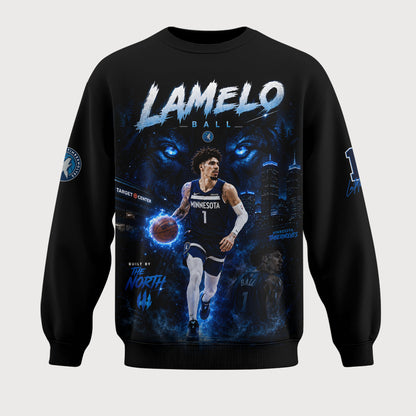 LaMelo Ball 1 Minnesota Basketball Fan Shirt, Hoodie, Sweatshirt & Zip Hoodie | Timberwolves Inspired NBA Apparel