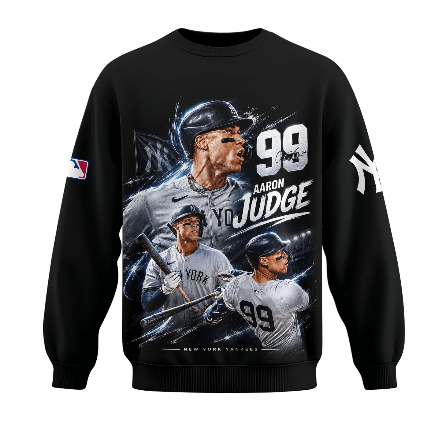 Aaron Judge 99 New York Baseball Fan Shirt, Hoodie, Sweatshirt & Zip Hoodie | Yankees Inspired MLB A - Custom Fan Apparel Image 4