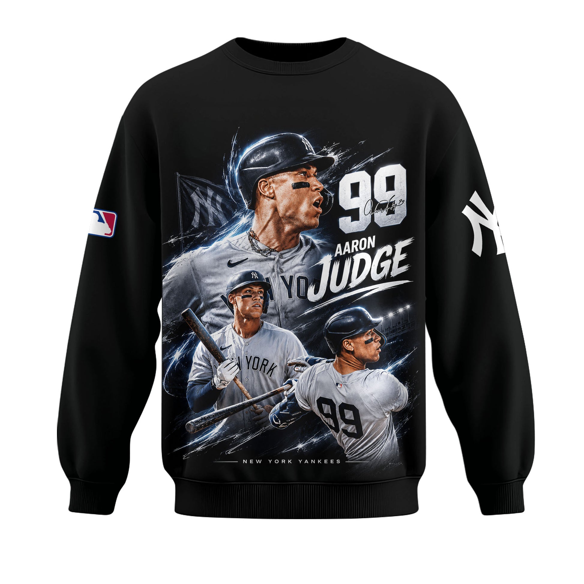 Aaron Judge 99 New York Baseball Fan Shirt, Hoodie, Sweatshirt & Zip Hoodie | Yankees Inspired MLB A - Custom Fan Apparel Image 4