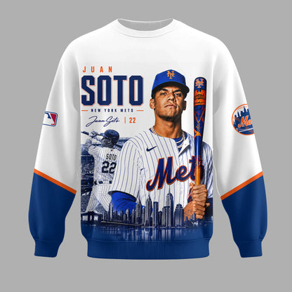 Juan Soto 22 New York Baseball Fan Shirt, Hoodie, Sweatshirt & Zip Hoodie | Mets Inspired MLB Appare - Custom Fan Apparel Image 4