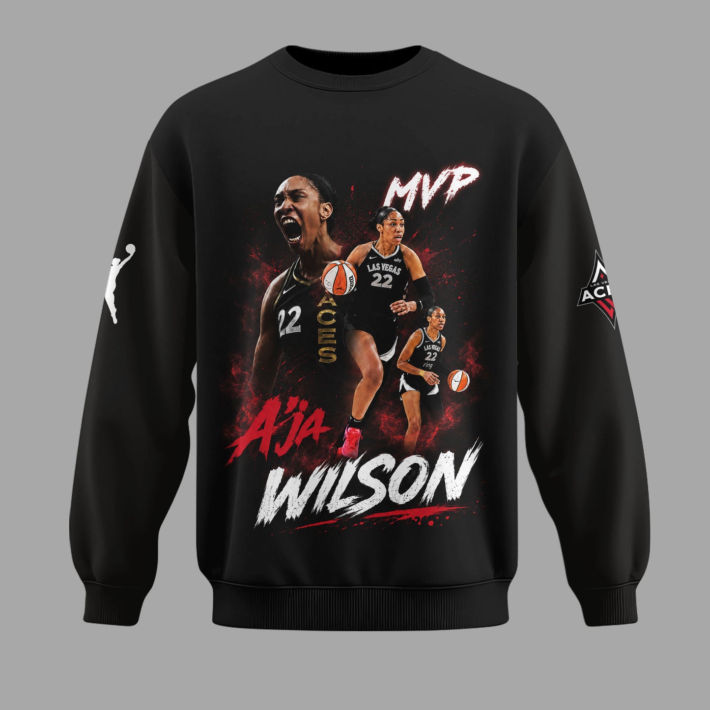 A’ja Wilson MVP Basketball Fan Shirt — Hoodie — Sweatshirt & Zip Hoodie | Las Vegas Aces Inspired WN - Custom Fan Apparel Image 4