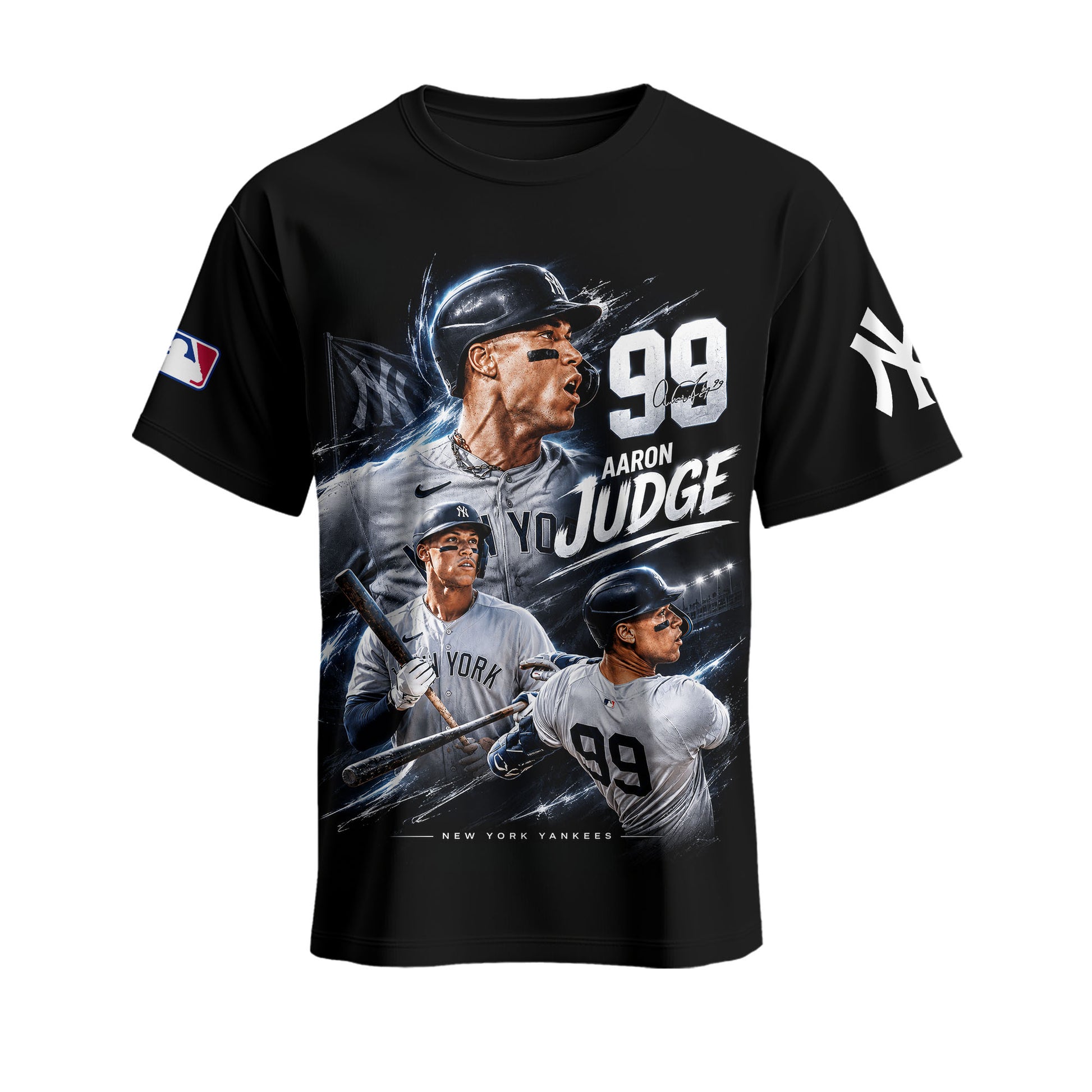 Aaron Judge 99 New York Baseball Fan Shirt, Hoodie, Sweatshirt & Zip Hoodie | Yankees Inspired MLB A - Custom Fan Apparel Image 2