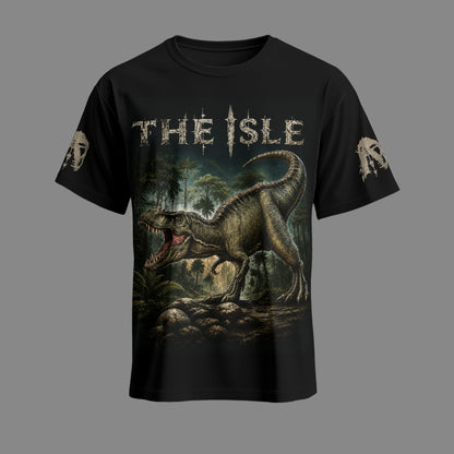The Isle Dinosaur Apparel Collection — T-Rex Jungle Graphic Hoodie, Zip Hoodie, Sweatshirt & T-Shirt