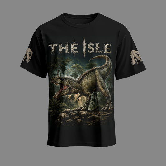 The Isle Dinosaur Apparel Collection — T-Rex Jungle Graphic Hoodie, Zip Hoodie, Sweatshirt & T-Shirt