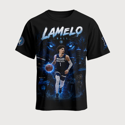 LaMelo Ball 1 Minnesota Basketball Fan Shirt, Hoodie, Sweatshirt & Zip Hoodie | Timberwolves Inspired NBA Apparel