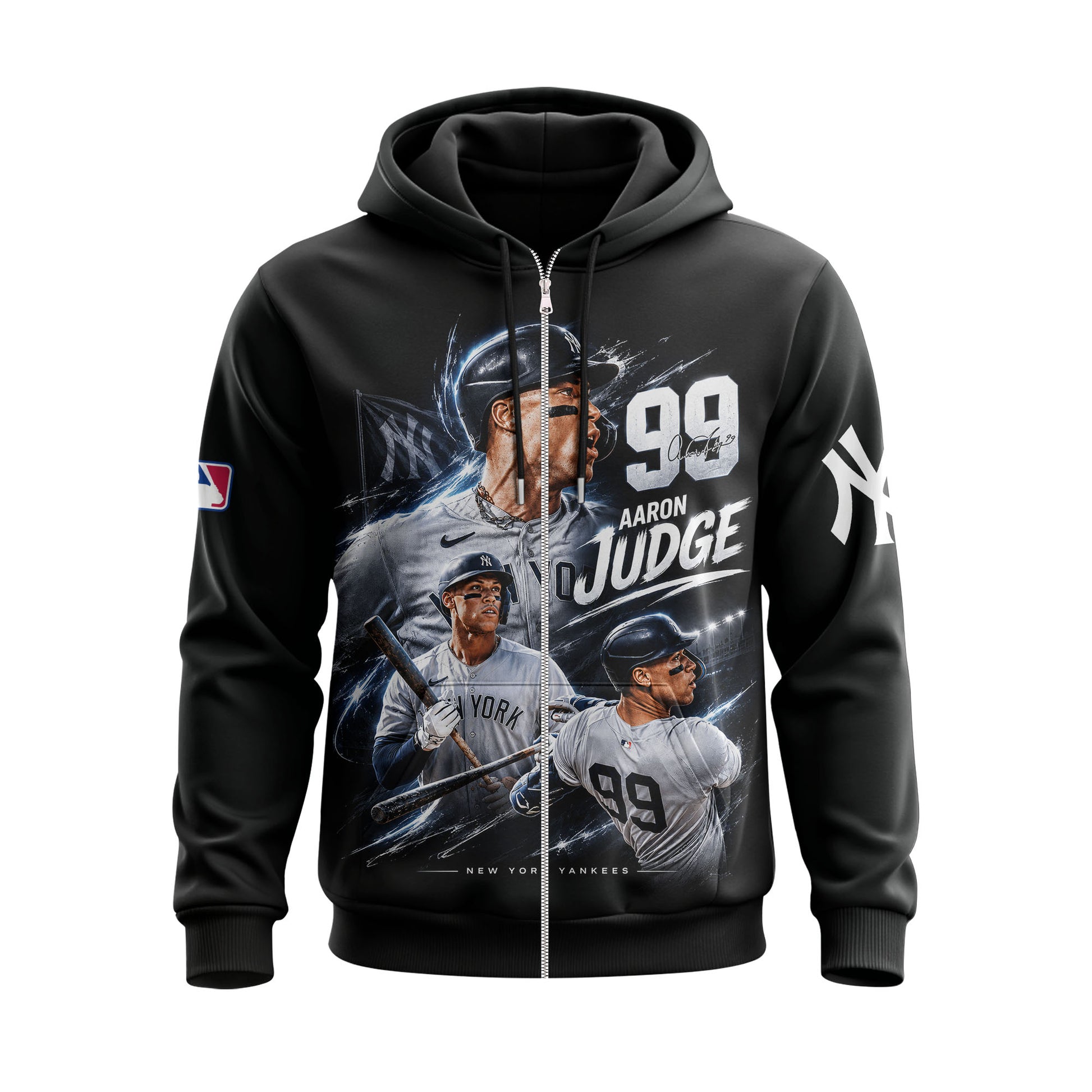 Aaron Judge 99 New York Baseball Fan Shirt, Hoodie, Sweatshirt & Zip Hoodie | Yankees Inspired MLB A - Custom Fan Apparel Image 5