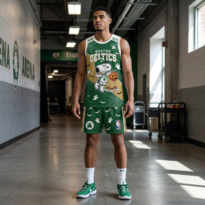 Limited Halloween Basketball Set, Cartoon Beagle Jersey + Shorts | 30 Teams