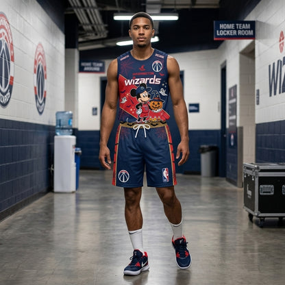 Limited Halloween Fan Set, Cartoon Mouse Basketball Jersey + Shorts | 30 Teams