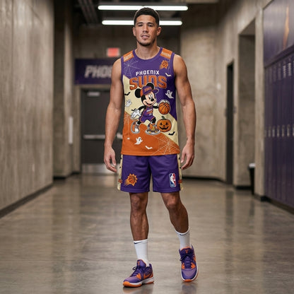 Limited Halloween Fan Set, Cartoon Mouse Basketball Jersey + Shorts | 30 Teams