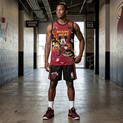 Limited Halloween Fan Set, Cartoon Mouse Basketball Jersey + Shorts | 30 Teams