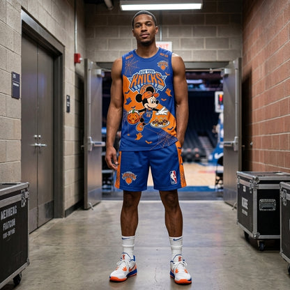 Limited Halloween Fan Set, Cartoon Mouse Basketball Jersey + Shorts | 30 Teams