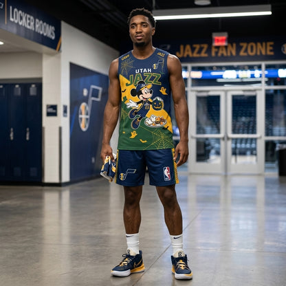 Limited Halloween Fan Set, Cartoon Mouse Basketball Jersey + Shorts | 30 Teams