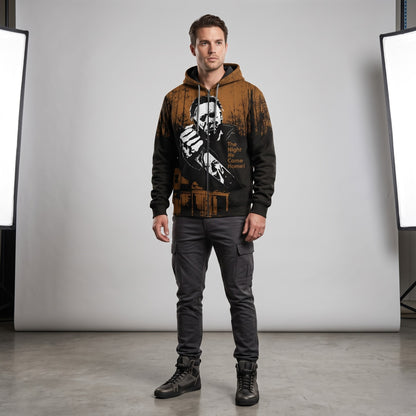 Halloween Horror Graphic Shirt — Vintage Slasher Inspired T-Shirt — Sweatshirt — Hoodie & Zip Hoodie - Custom Fan Apparel Image 4