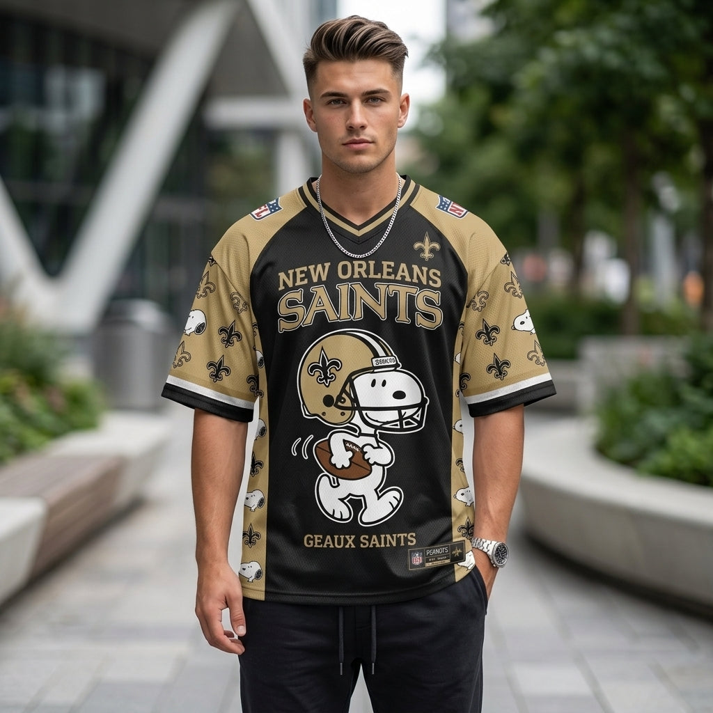 32 Teams Available | Cartoon Beagle Football Jersey, Sport Fan Shirt