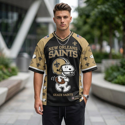 32 Teams Available | Cartoon Beagle Football Jersey, Sport Fan Shirt