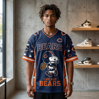 32 Teams Available | Cartoon Beagle Football Jersey, Sport Fan Shirt
