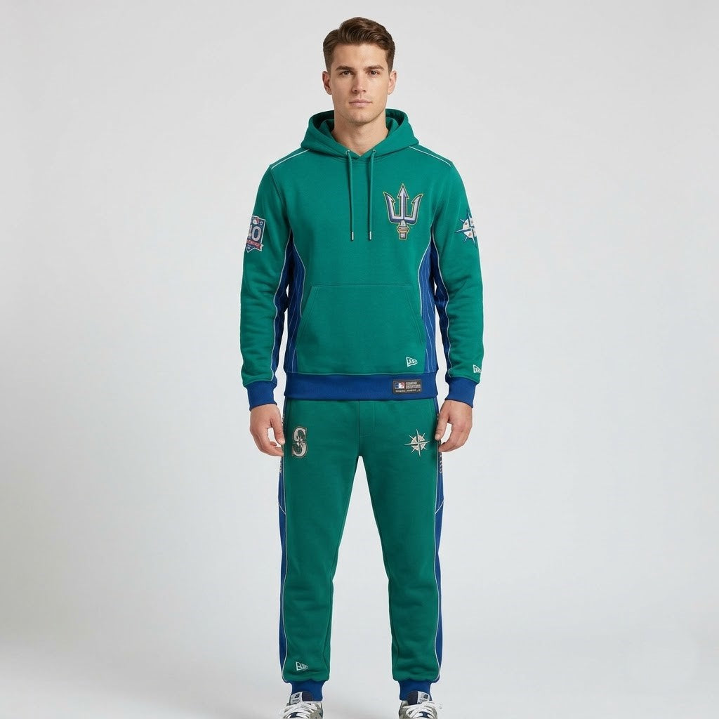 Limited edition! Gifts for Fans - Hoodie & Sweatpants Set All 30 Teams MLB Available